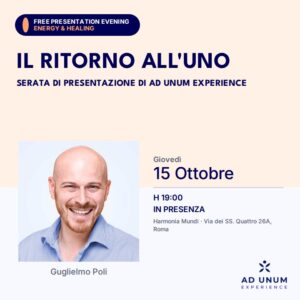 Il Ritorno all’Uno — Serata di presentazione di AD UNUM Experience | Harmonia Mundi, Roma