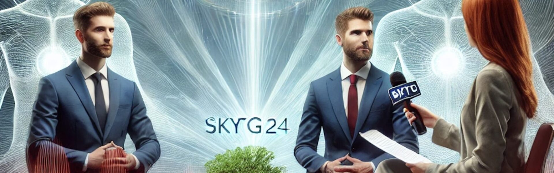 Guglielmo Poli and Eric Pearl on SkyTg24 Speakin about Reconnective Healing and The Reconnection